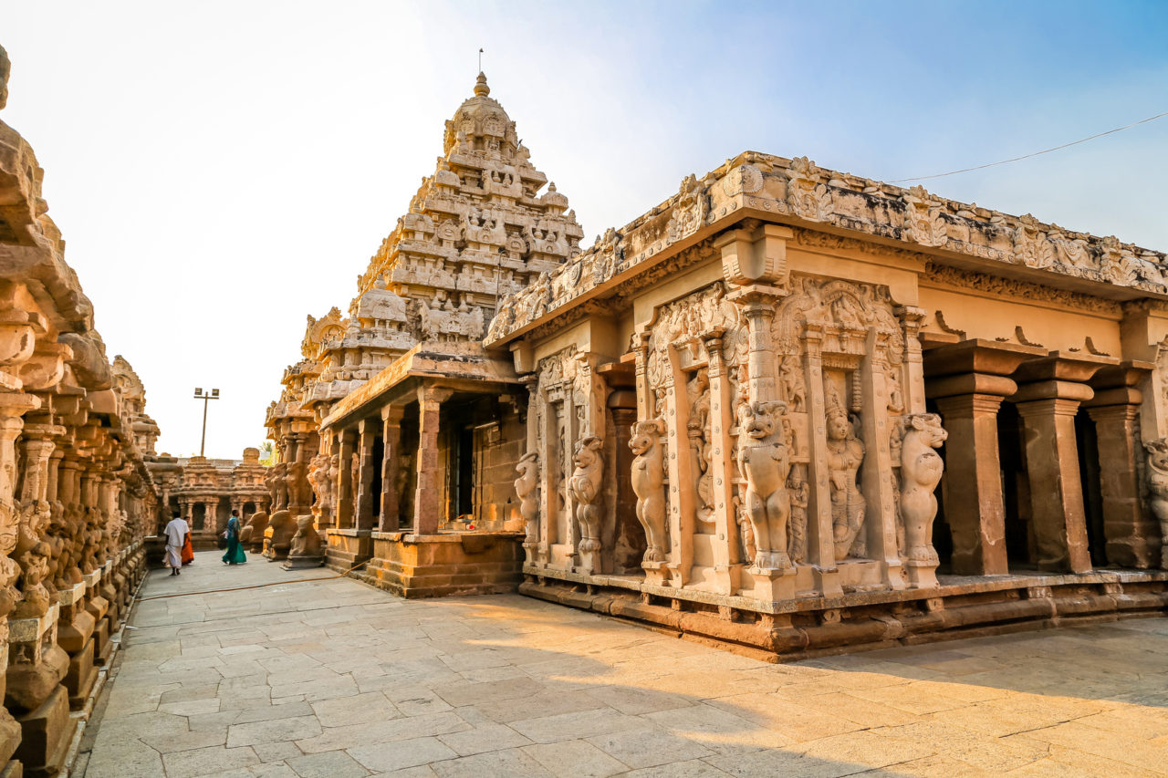 Ancient Hindu temple, Tamil Nadu, India